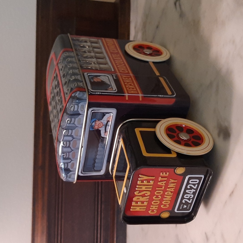 Hersheys Vehicle Series Canister #1.  Milk Truck.